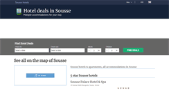 Desktop Screenshot of hotelsinsousse.com